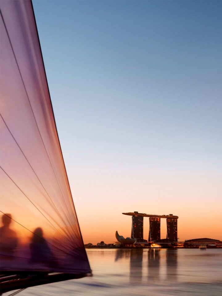 Singapore Dusk Marina Bay Sands