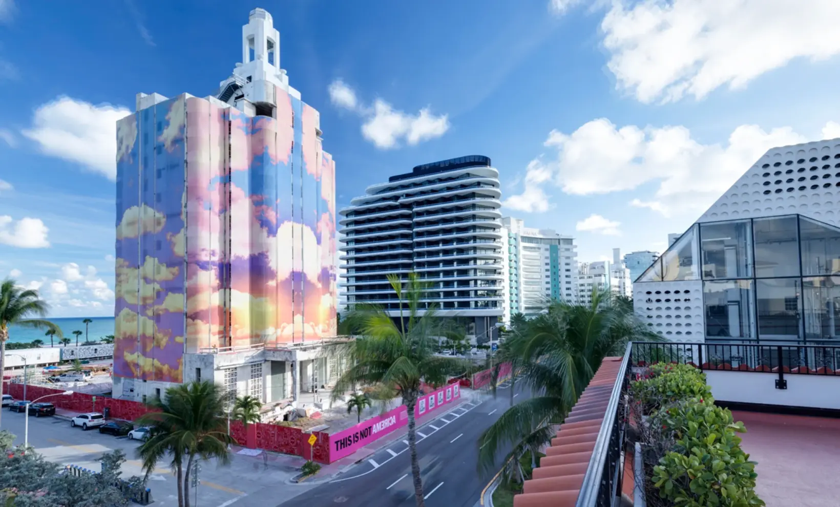 Faena Miami Beach district hotel view