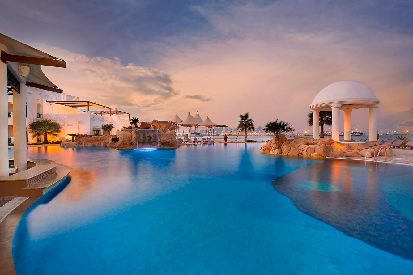 Ritz Carlton Doha Qatar outdoor pool