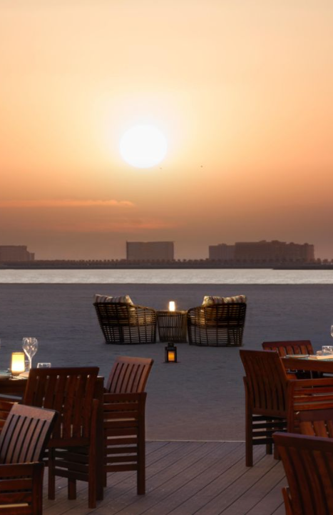 Ritz Carlton Hotel VIew sunset