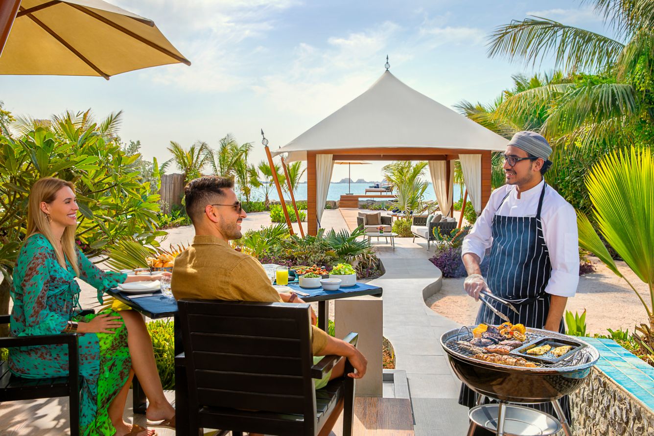 Ritz Carlton RAK Couple dining