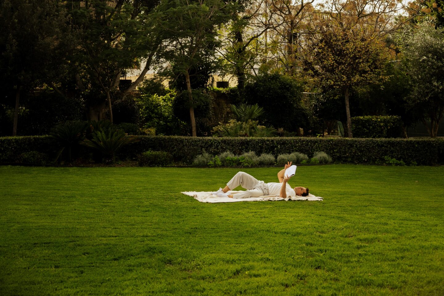 Corinthia palace lawn relaxation lifestyle Malta