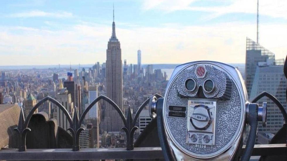 View of New York and see chrysler building