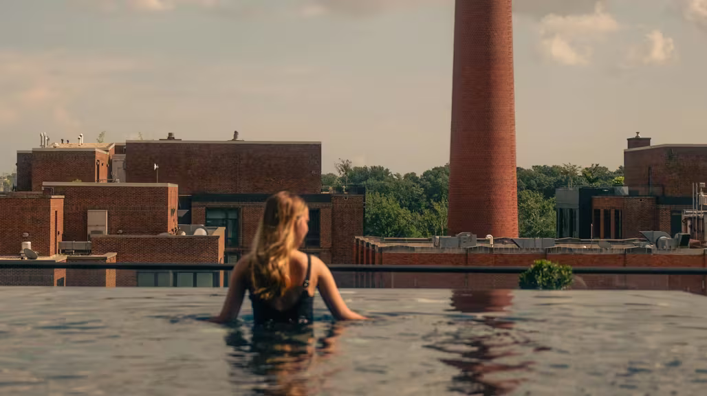 The Rosewood Outdoor Pool rooftop