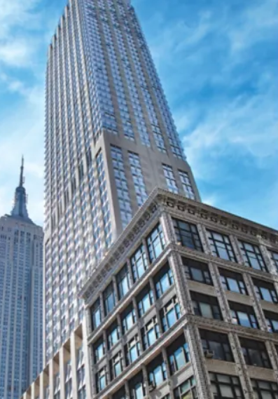 New York upshot looking at Sky scraper