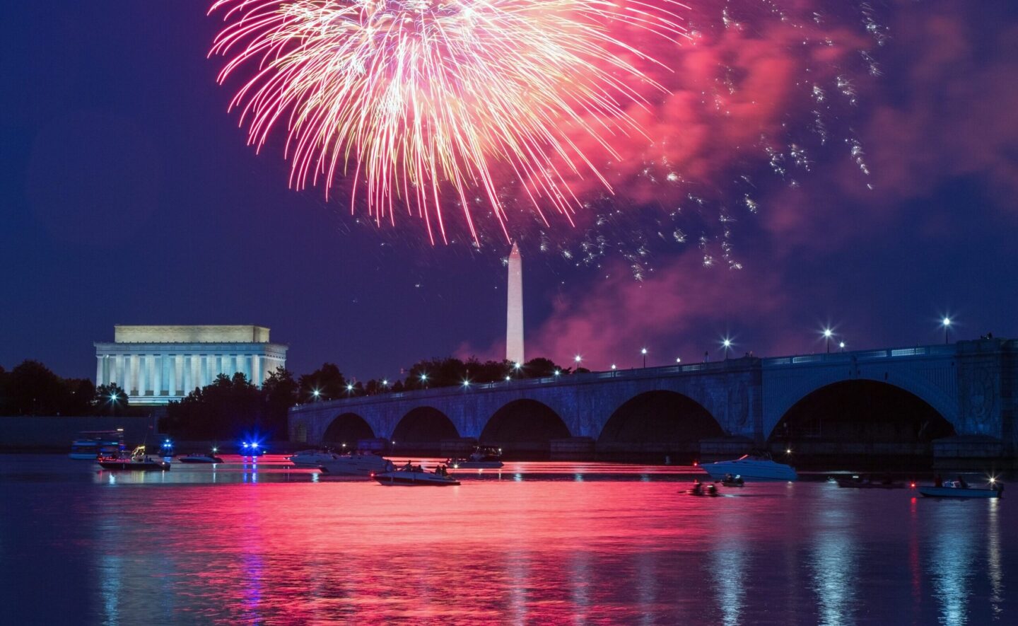 Washington Fireworks from The Jefferson Site