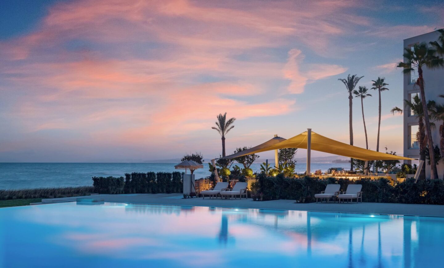 The Deluxe Collection pool, described by Ikos as secluded from the rest of the resort.
