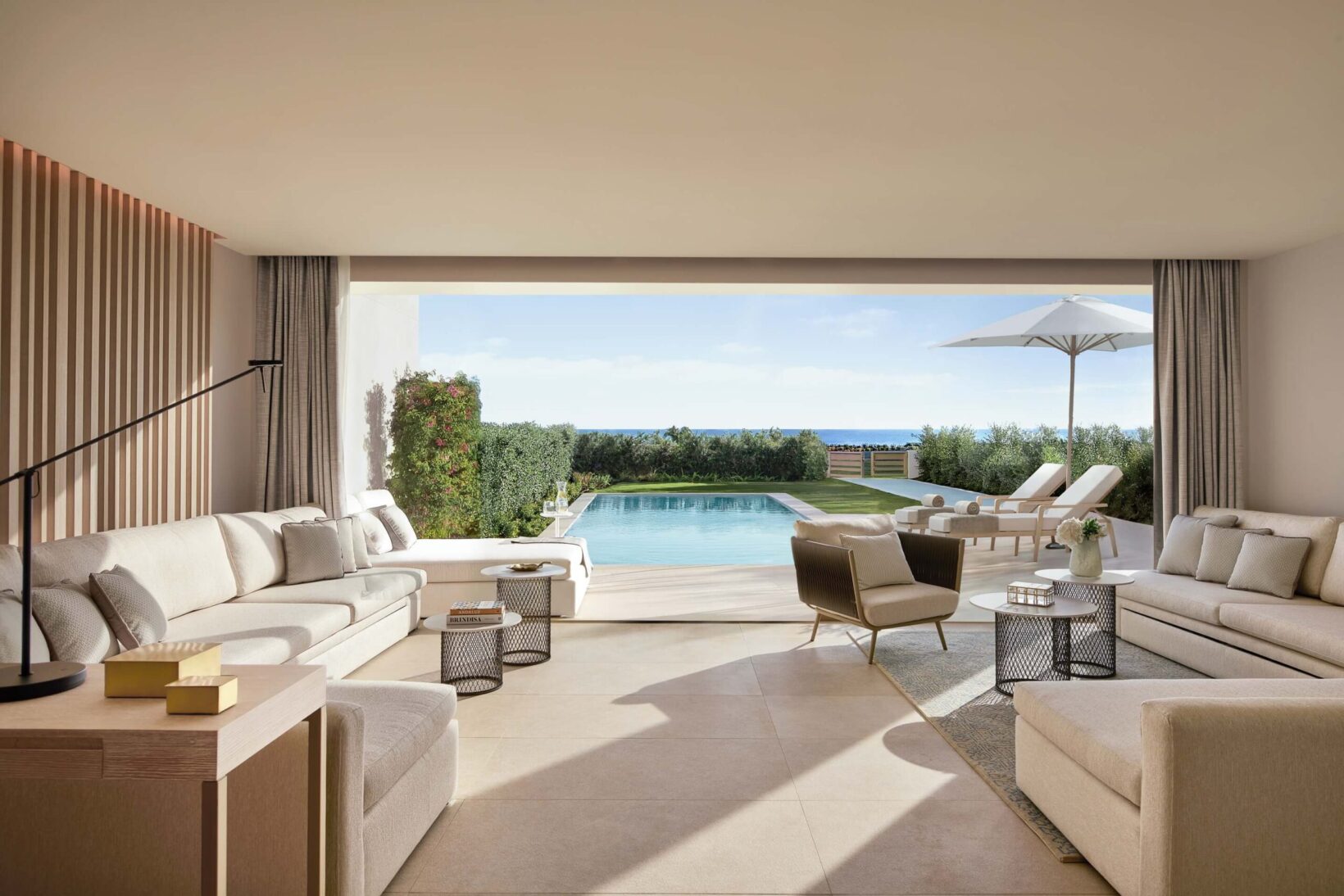 The Deluxe ladder runs from 45m² to a 360m² villa, and the resorts differ at both ends.